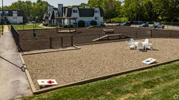 Fenced dog park